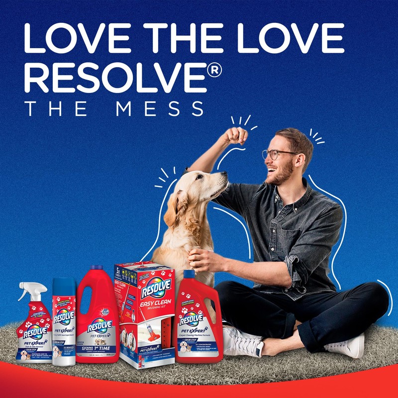 Resolve Pet Expert Carpet Spot & Stain Remover Spray, Pet