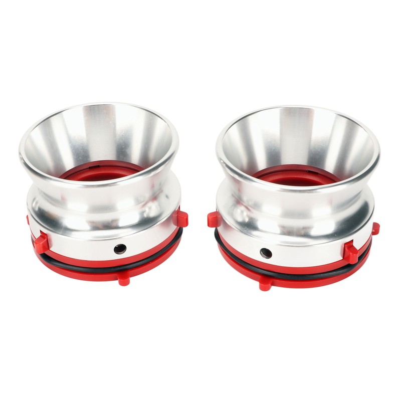 1 Pair NAB Hub Adapters Professional Polished Aluminum Reel to