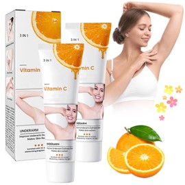 VEQENIFY White Cream Underarm 2 Stück Aufhellungscreme Feuchtigkeitscreme Bodylotion Feuchtigkeitscreme Körperpflege Bodylotion Damen körpercreme Körpercreme für Geschmeidige für Achselhöhlen Ellbogen