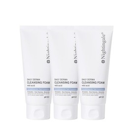 Nightingale Daily Derma Mild Acid Cleansing Foam 3 / 나이팅게일 데일리더마 약산성 클렌징 폼 마일드 애씨드 3개