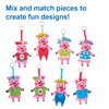 Baker Ross FX564 Pig Mix and Match Keyring Kits -