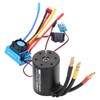 3650 2300KV+120A Durable Brushless ESC Kit Suitable for 1/10 RC