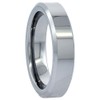 Sabrina Silver Tungsten Carbide 5 mm Flat Wedding Band Thumb