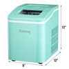 COSTWAY Countertop Ice Maker, 26Lbs/24H Portable Ice Machine with Self-Cleaning