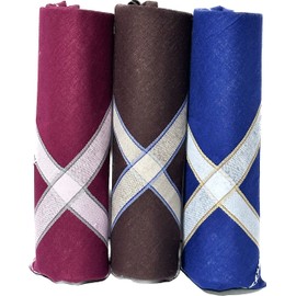 Royal Mart Men's Handkerchiefs 100% Cotton Handkerchief - Multicolor - Combo Pack (Pack of 3)