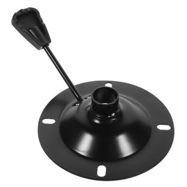 Ipetboom Barber Chair Swivel Base Plate Replacement Control Lift Mechanism for Beauty Chair Adjustable Round Base for Salon Equipment