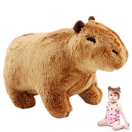 LJTXX Capybara Plush Toy, Capybara Plush Toy, Plush Dolls, Kawaii Plush Toy, Cuddly Tie for Children, Cuddly Toy, Stuffed Toy, Cartoon Plush Toy for Children's Birthday Gift (30 cm)