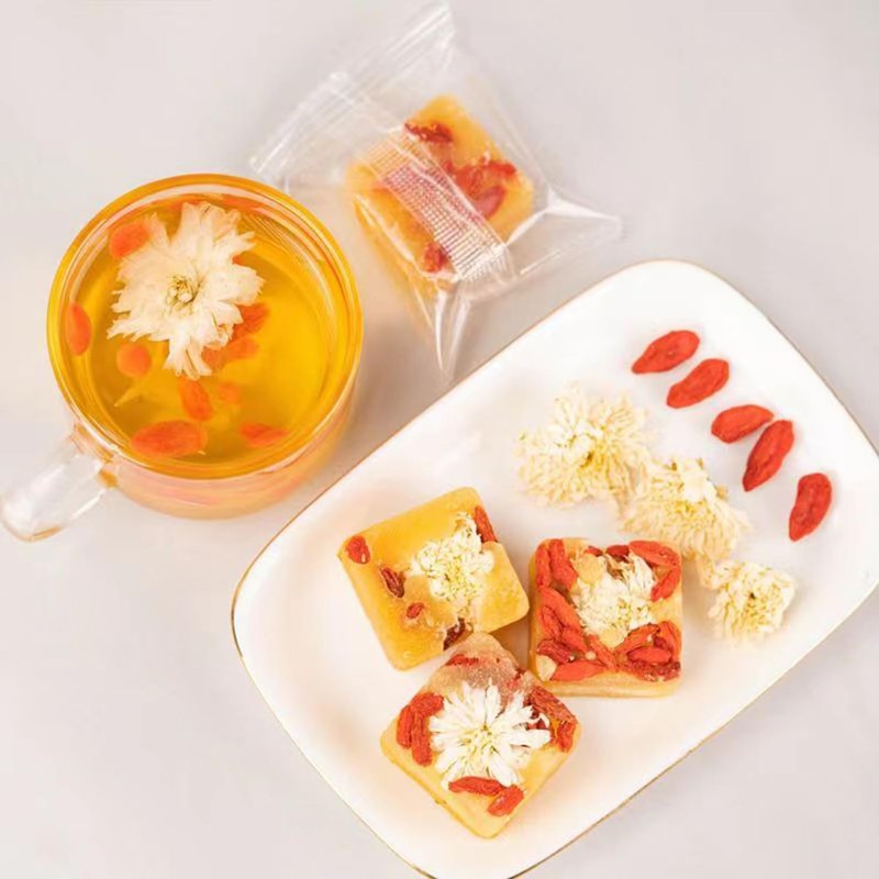 Chrysanthemum Goji Rock Sugar Tea 10.58 Oz/300g Individual Packing Rock