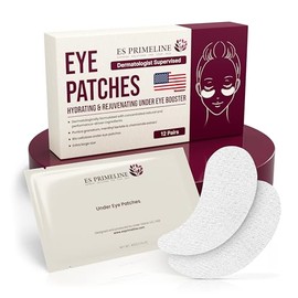 Parches para debajo de los ojos antienvejecimiento de colágeno con ácido hialurónico, 12 pares | Breathable Under Eye Masks Soothing, De-Puffing, Hydr