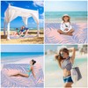 ROLJZTY Beach Blanket 79" X 83" Oversized Lightweight, Beach Mat