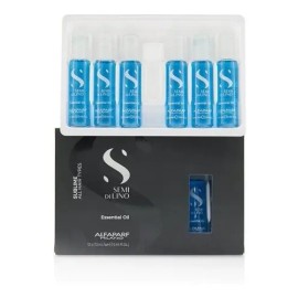 12 Ampolletas Capilares (13 mL c/u) Alfaparf Milano Semi Di Lino Essential Oil Sublime