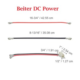 Beiter DC Power 24 Volt Battery Pack (5 Ah Version 16+) - for The Razor E100, E100 Glow, E125 Set of 12V Batteries, Electric Power Dirt Scooter e-Bike, Scooters, Rechargeable SLA AGM (Versions 10-15)