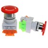 MEETOOT 2pcs Emergency Stop Push Button Switch AC 660V 10A