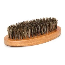 Cepillo Para Barba De 11 Cms Con Cerdas Genuina Jabali Full Color Marrón