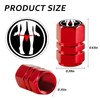 Tire Valve Stem Caps Funny Car Accessories 4-Pack-Aluminum Alloy Rust-Proof