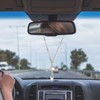 Bling Religious Cross Diamond Car Accessories for Women, Crystal Car