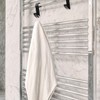 Sillar Radiator Hooks Pack of 8 Black - Towel Hooks