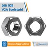 Topnorm24 - Hexagonal Nuts Stainless Steel M4 - (Pack of