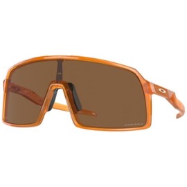 Oakley OO9406 Sunglasses Bundle: OO 9406 SUTRO 9406A9 Trans Ginger/Prizm Bronze Policarbonate Standard and Small Red leash Accessory kit