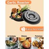 Large Garlic Roaster, Cast Iron Garlic Roaster for Oven Grill,