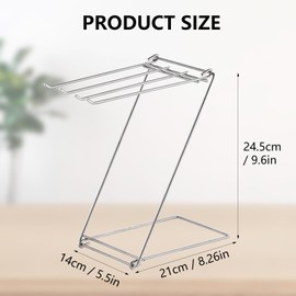 marrhorvk Pasta Drying Rack Collapsible, Stainless Steel Spaghetti Noodle Kitchen Drying Rack (Non Plastic)
