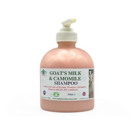 Elegance Natural Skin Care Goats Milk & Camomile Shampoo Goat Eczema Psoriasis itchy scalp sensitive 300ml