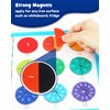 D-FantiX Magnetic Fraction Educational Puzzle, Magnetic Fraction Tiles & Fraction