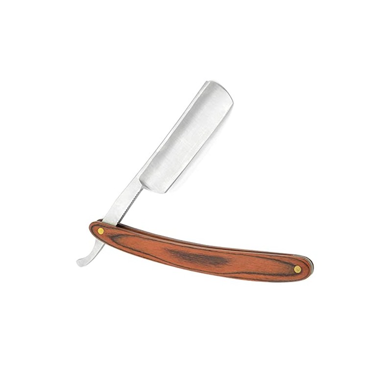 Grandslam Pro - Navaja de afeitar recta de acero inoxidable