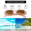 【2022 New】 JUDOO Trendy Sunglasses for Women Man Fashion Rectangle