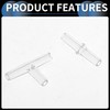 X AUTOHAUX Plastic Hose Barb Fittings, 3/16" Stright Barb Connector