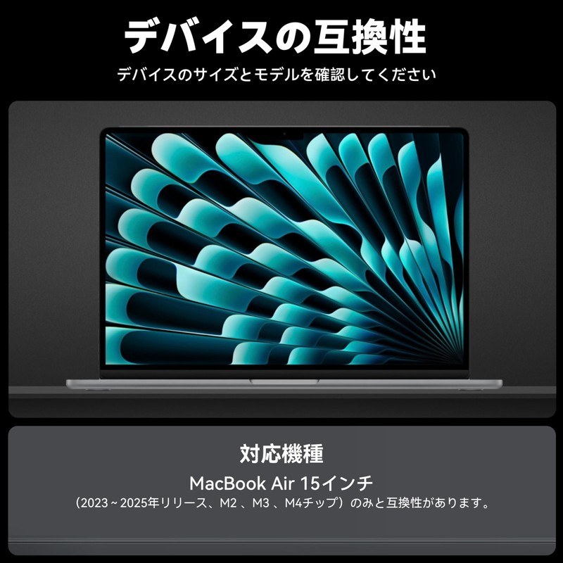 Peslv Magnetic Privacy Screen for MacBook Air 15 Inch (2023-2025,