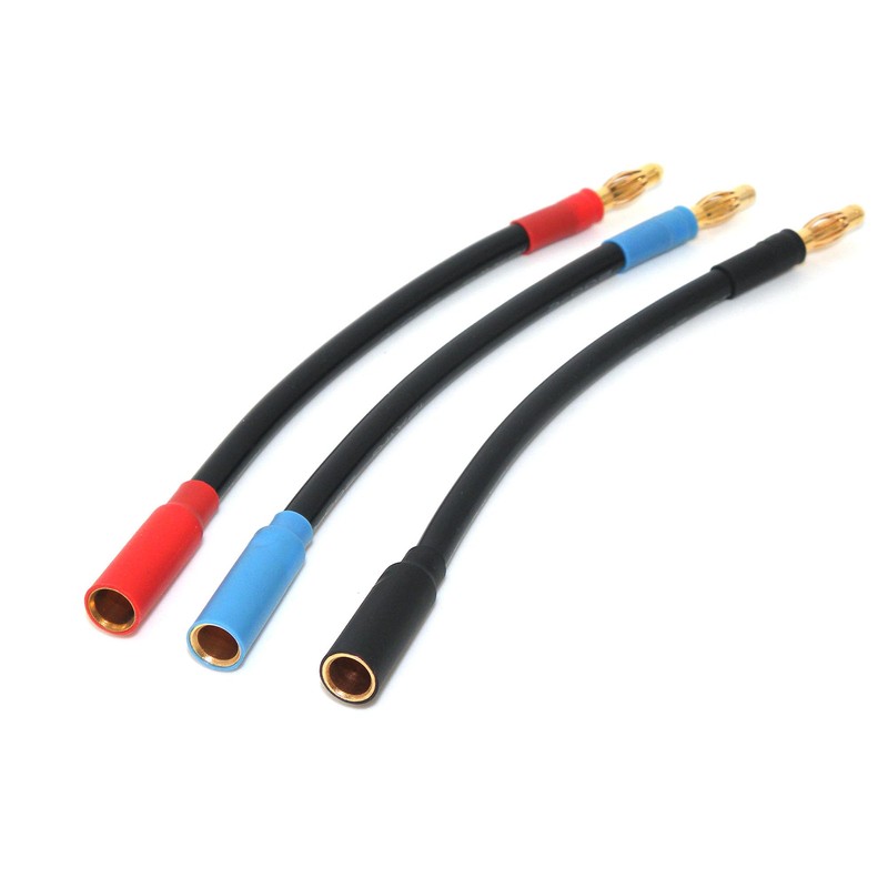 4mm Male to 5mm Female Bullet Connector ESC Extension Lead,