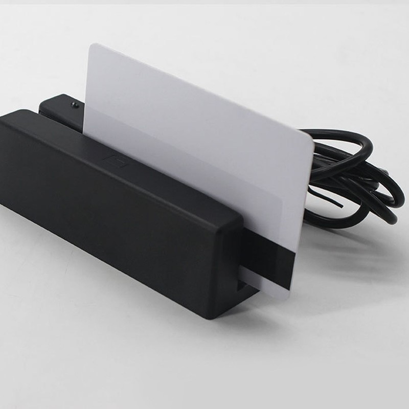 3 Track Magnetic Stripe Card Reader Bidirectional Manual USB Card