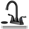 KOXKING Bathroom Sink Faucet, 2 Handle Bathroom Faucet 4 Inch