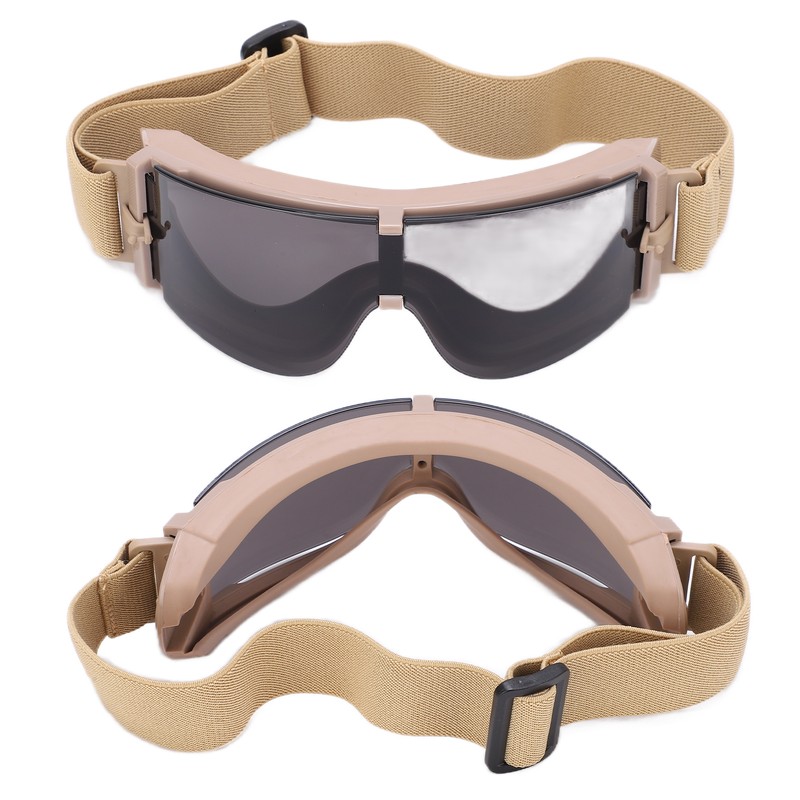 Military Goggles Impact Resistant and Breathable Outdoor Protective Glasses for