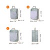 HARFINGTON 4pcs Compression Packing Cube for Suitcases Lightweight Luggage Organizers
