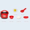6pcs/set Kitchen Pretend Play Rice Cooker with Light and Sounds