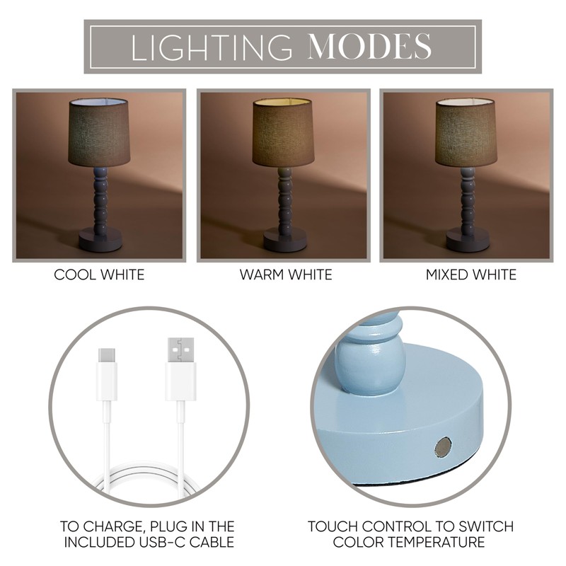 Camden Reed Traditional Wood Lamp - Gloss Finish, Elegant Lighting