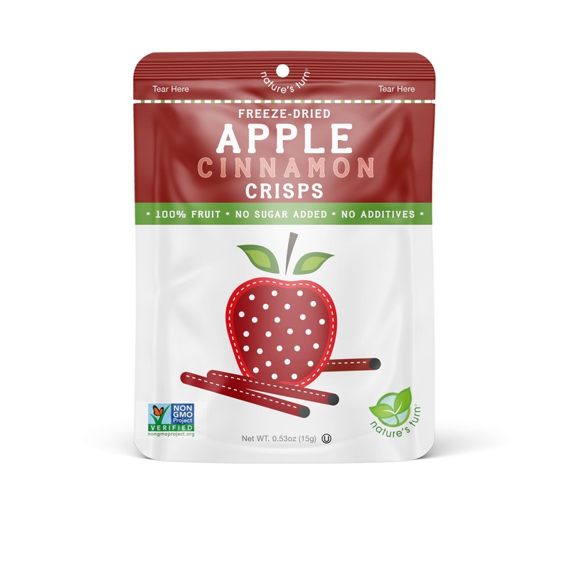 Nature's Turn Freeze-Dried Fruit Crisps – Healthy, Gluten-Free, Plant-Based, Crispy
