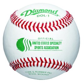 Diamond USSSA Select Wool Blend Winding Baseball, Dozen