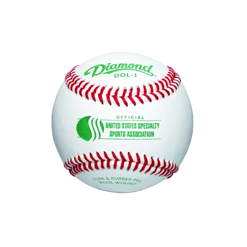 Diamond USSSA Select Wool Blend Winding Baseball, Dozen