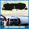 VekAuto Car Dashboard Cover Black Polyester for Honda Civic 2020-2023