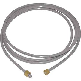 Eastman 8 Foot Flexible PEX Ice Maker Water Connector with Brass Nuts, 48316