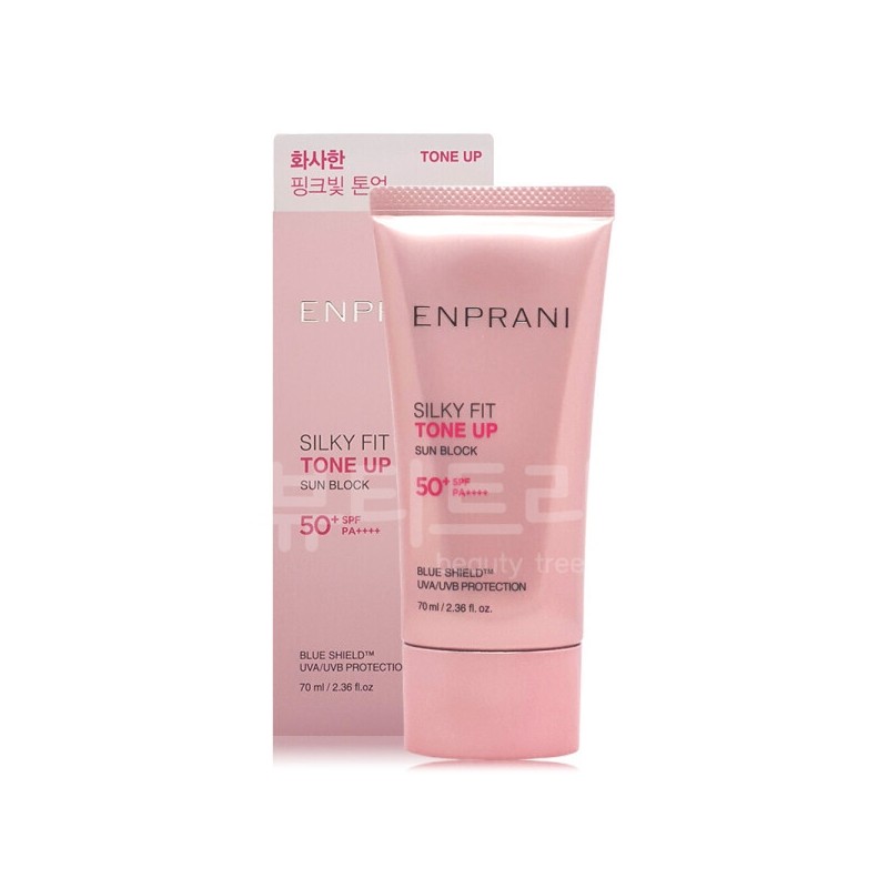 Enprani Silky Fit Sunblock 70ml Tone Up / 엔프라니 실키핏