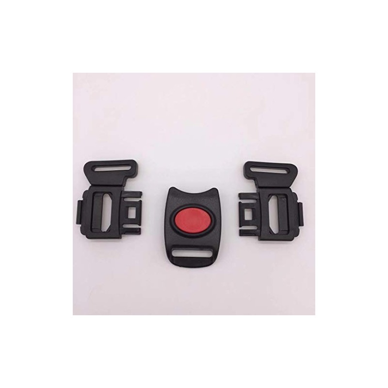 Fitzulam Harness Strap Plastic Buckles for Stroller/Highchair 5 Point Safety