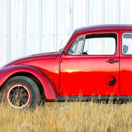 CUSHYSTORE 2X Yin Yang Chinese Tao Taoist Spiritual Black Decal Sticker Fengshui Trim (4.5")