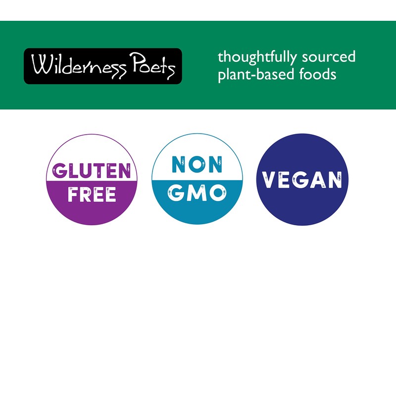 Wilderness Poets Oregon Blueberries (Sweetened with Apples) - Whole, Dried,