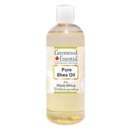 Greenwood Essential Pure Shea Oil (Vitellaria Paradoxa) Natural Therapeutic Quality 200 ml (6.76 oz)
