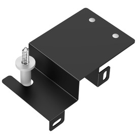 Child Proof Door Top Lock - Dahuiby Kids Safety Door Lock Made of Durable Metal - Adjustable Sliding Top Door Lock for 0.6-2.2" Thick Doors - Can Open Door from Both Sides (BLACK)