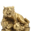 Brass Tiger Statue Sturdy Durable Brass Attract Wealth Fortune Easy